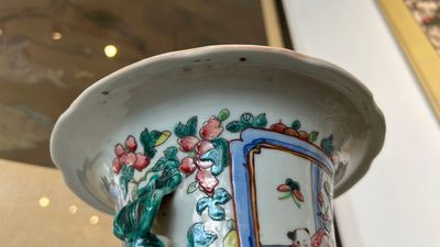 Vier Chinese famille rose vazen, 19/20e eeuw — foto 1