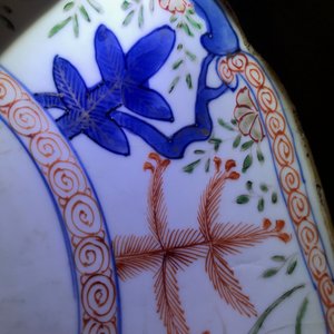 Vier Chinese famille verte schotels, Kangxi — foto 17