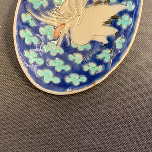 Vier Chinese lepels met turquoise en blauwe fondkleur, 19/20e eeuw — foto 8