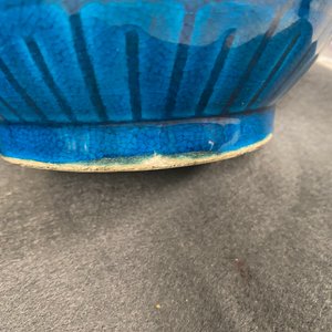 Vier Chinese monochrome turquoise vazen en een celadon vaas, 19/20e eeuw — foto 30