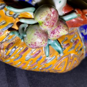 Vier diverse Chinese famille rose figuren, drie met zegelmerk, 19/20e eeuw — foto 12