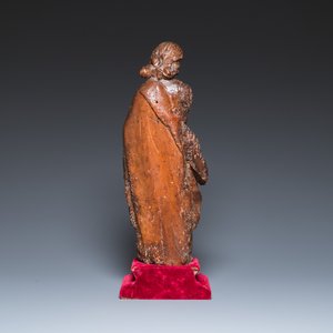 Vier diverse religieuze houten sculpturen, 16/17e eeuw — foto 4