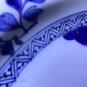 Vier Japanse blauw-witte schotels, Arita, Edo, 17/18e eeuw — foto 6