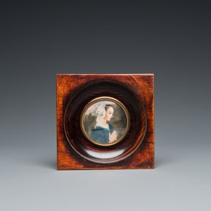 Vier portretminiaturen, Engeland en/of Frankrijk, 18/19e eeuw — foto 5