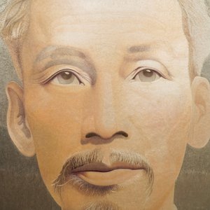 Vietnamese school, Nha Trang, 20th C.: an embroidered silk portrait of Ho Chi Minh — photo 3