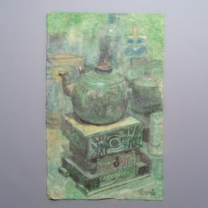 Vietnamese school: 'Still Life', watercolour on paper, dated 7 November 1971 — 照片 1