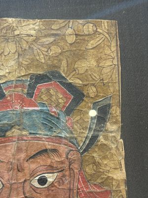 Vietnamese school: 'Two Portraits of Taoist Shamans Dao', ink and colour on parchment, 18/19th C. — photo 13