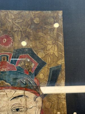 Vietnamese school: 'Two Portraits of Taoist Shamans Dao', ink and colour on parchment, 18/19th C. — photo 4