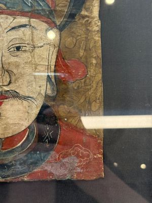 Vietnamese school: 'Two Portraits of Taoist Shamans Dao', ink and colour on parchment, 18/19th C. — photo 5