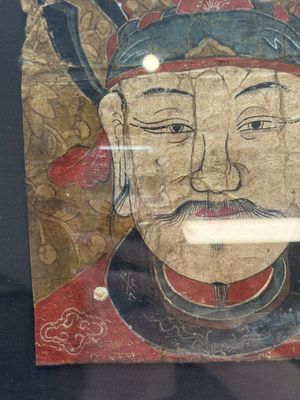 Vietnamese school: 'Two Portraits of Taoist Shamans Dao', ink and colour on parchment, 18/19th C. — photo 6