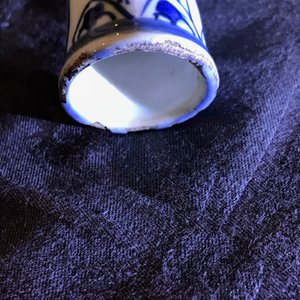 Vijf Chinese blauw-witte flesvormige vazen, Wanli — foto 9