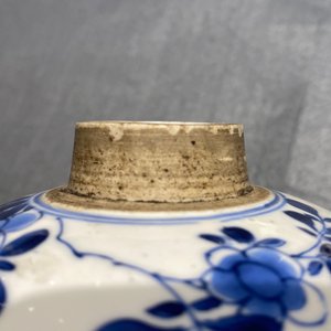 Vijf Chinese blauw-witte gemberpotten, Kangxi — foto 13