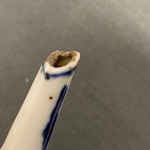 Vijf Chinese blauw-witte theepotten met deksels, Kangxi — foto 27