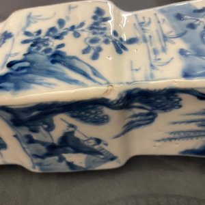 Vijf Chinese blauw-witte vazen, Kangxi — foto 16