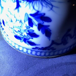 Vijf Chinese blauwwitte 'Bleu de Hue' kommen voor de Vietnamese markt, Nei Fu merken, 19e eeuw — foto 11