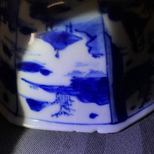 Vijf Chinese blauwwitte kommen en borden, Wanli, Tianqi en Transitie periode — foto 9
