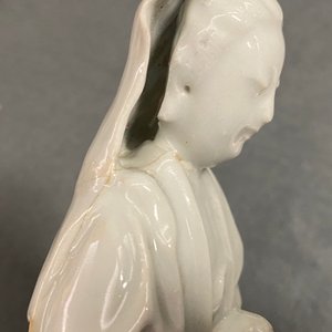 Vijf Chinese Dehua blanc de Chine figuren, 19/20e eeuw — foto 12