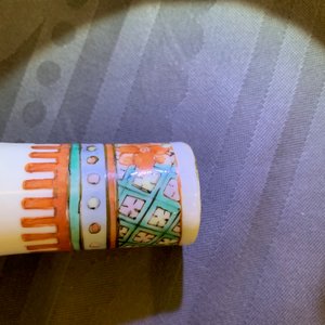 Vijf Chinese famille rose en verte vazen, 19e eeuw — foto 12