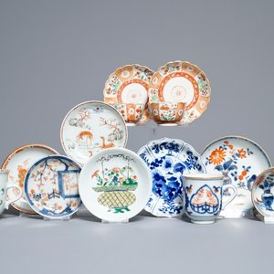 Vijf Chinese koppen en acht schotels, Kangxi/Qianlong — foto 1