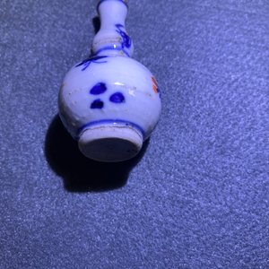 Vijf Chinese overwegend blauw-witte vaasjes, Kangxi — foto 20