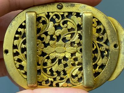 Vijf Chinese riemornamenten in witte jade, Qing — foto 24