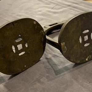 Vijf paar Chinese en Japanse bronzen stijgbeugels, 18/19e eeuw — foto 42