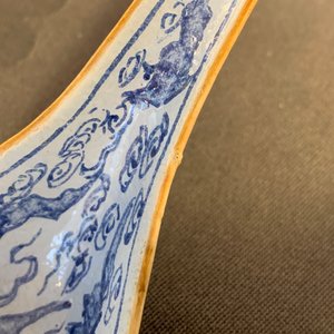 Vijf polychrome Chinese lepels, 19/20e eeuw — foto 5