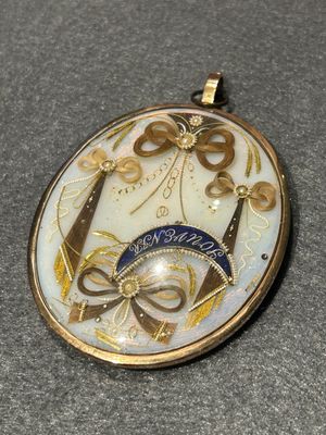 Vijf portretminiaturen, Frankrijk, Engeland en/of Duitsland, 19e eeuw — foto 2