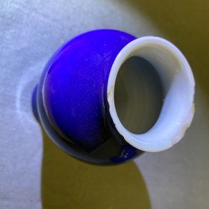 Vijf stukken Chinees monochroom blauw porselein, 19/20e eeuw — foto 18