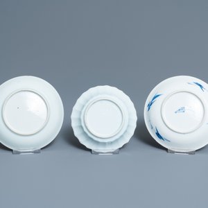 Vijftien Chinese blauw-witte koppen en achttien schotels, Kangxi — foto 3