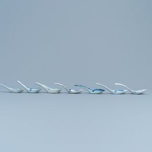 Vijftien Chinese blauw-witte lepels, 19/20e eeuw — foto 5