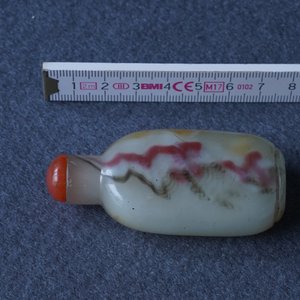 Vijftien diverse Chinese snuifflessen in jade, agaat, malachiet en andere hardsteen, 18/20e eeuw — foto 9