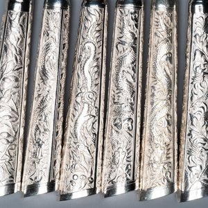 Vingt-cinq couteaux en argent, Chine, 19/20ème — photo 5