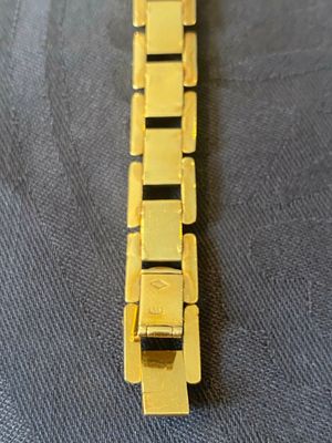 Vintage two-tone 18k gold Rolex, small ladies precision wristwatch, double fold clasp, 2nd/3rd quarter 20th C. — 照片 7
