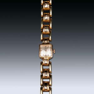 Vintage two-tone 18k gold Rolex, small ladies precision wristwatch, double fold clasp, 2nd/3rd quarter 20th C. — 照片 3