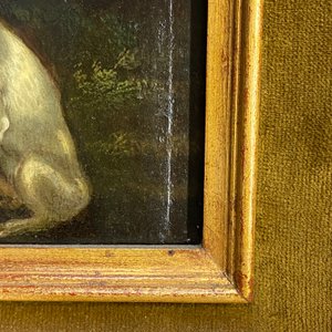 Vlaamse School naar Albrecht Dürer, 16/17e eeuw, olie op paneel: De bekering van de H. Eustachius of Hubertus — foto 15