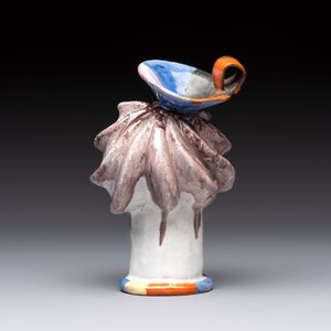 Walter Bosse (Vienna, 1904-1979): 'Female Bust', polychrome ceramic, 20th C. — photo 4