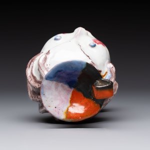 Walter Bosse (Vienna, 1904-1979): 'Female Bust', polychrome ceramic, 20th C. — photo 6