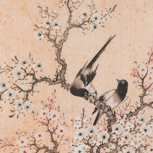 Wang Chengxun 王承勳 (19/20e eeuw): 'Vier werken met vogels, inkt en kleur op zijde, Republiek — foto 13