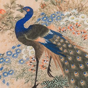 Wang Chengxun 王承勳 (19/20e eeuw): 'Vier werken met vogels, inkt en kleur op zijde, Republiek — foto 10