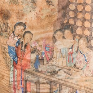 Wang Chengxun 王承勳 (19/20e eeuw): 'Zes werken over het leven in het oude China', inkt en kleur op zijde — foto 29