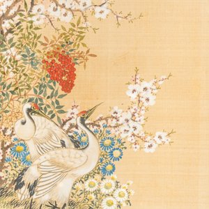 Wang Chengxun 王承勳 (19/20th C.): 'Birds and flower vases', ink and colour on silk, Republic — 照片 8