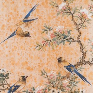 Wang Chengxun 王承勳 (19/20th C.): 'Four paintings with fine birds', ink and colours on silk, Republic — 照片 17