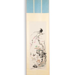 Wang Xuetao 王雪濤 (1903-1982): 'Bird and insects', ink and colour on paper — photo 2