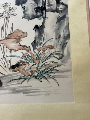 Wang Xuetao 王雪濤 (1903-1982): 'Vogel en insecten', inkt en kleur op papier — foto 3