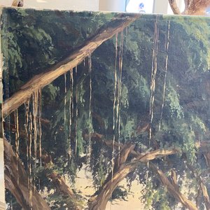 Willem Jan Pieter van der Does (1889-1966), huile sur toile: 'Une vue à Bali' — photo 26