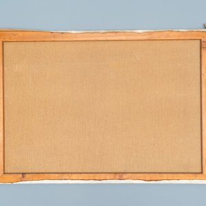 Willem Jan Pieter van der Does (1889-1966), olie op doek: 'Straatzicht in Bali' — foto 6