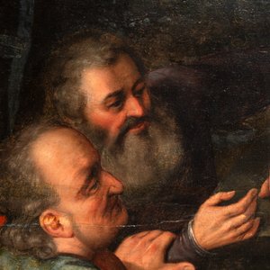Workshop of Frans Floris (1519/20-1570): 'Suzanna and the elders', oil on panel, 16th C. — photo 2