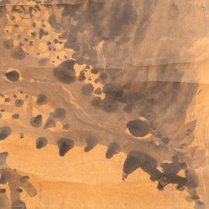 Wu Changshuo 吴昌硕 (1844-1927): 'Kalligrafie', en een anoniem schilderij, inkt op papier — foto 5