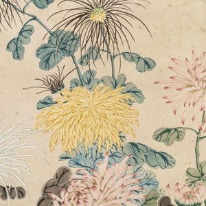 Wu Shuben (China, 1869-1938): Floral composition, ink and color on silk — photo 2